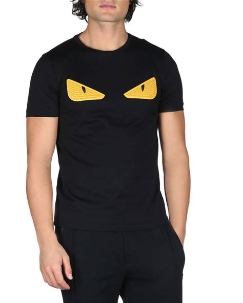 fendi monster eyes tee